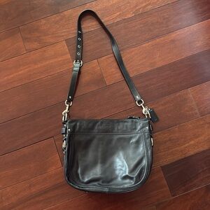 Beautiful leather crossbody Coach bag